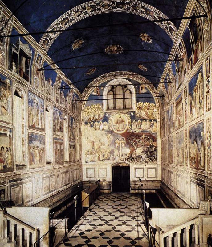 GIOTTO di Bondone The Chapel viewed towards the entrance sdg Germany oil painting art